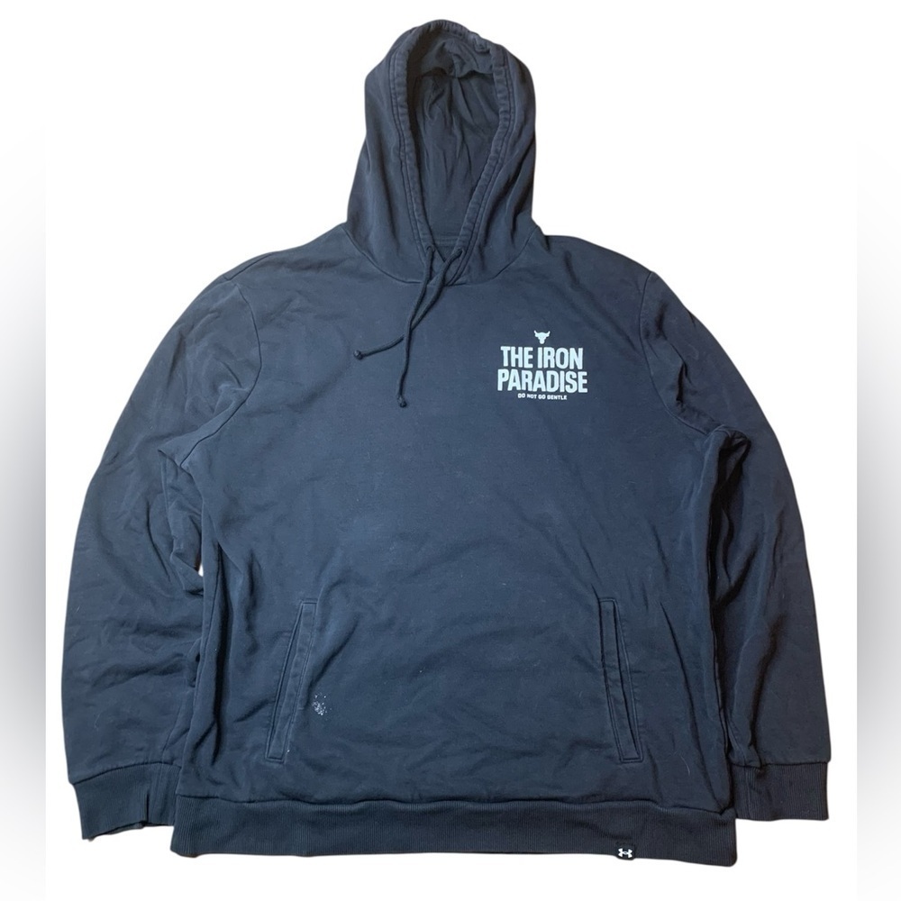 Under Armour Project Rock "The Iron Paradise" Hoodie - Black - Large